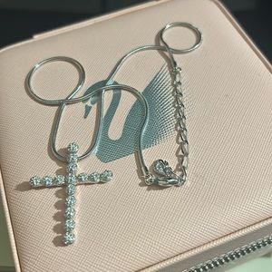 Swarovski cross necklace